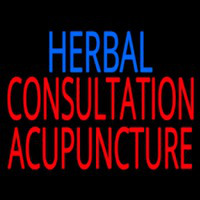 Herbal Consultation Acupuncture Enseigne Néon