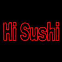 Hi Sushi Enseigne Néon