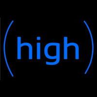 High Enseigne Néon