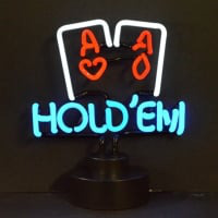 Hold Em Poker Desktop Enseigne Néon