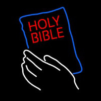 Holy Bible Enseigne Néon