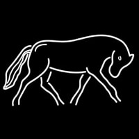 Horse Enseigne Néon