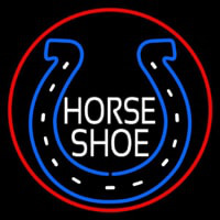 Horse Shoe Logo Enseigne Néon