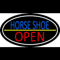 Horseshoe Open With Border Enseigne Néon