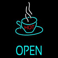 Hot Cup Tea Enseigne Néon