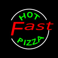 Hot Pizza Fast Enseigne Néon