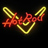 Hot Rod Desktop Enseigne Néon