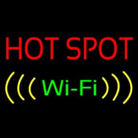 Hot Spot Wifi Enseigne Néon