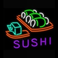 Hot Sushi Enseigne Néon