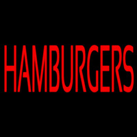 Humburgers 1 Enseigne Néon
