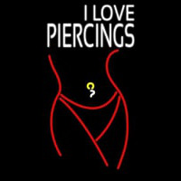 I Love Piercin Enseigne Néon