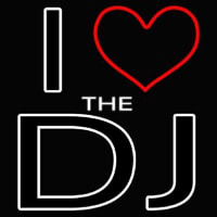 I Love The Dj Enseigne Néon