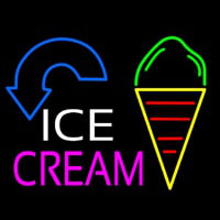 Ice Cream Arrow Enseigne Néon