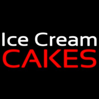 Ice Cream Cakes Enseigne Néon