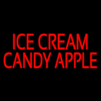 Ice Cream Candy Apple Enseigne Néon