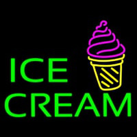 Ice Cream Cone Image Enseigne Néon