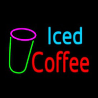 Iced Coffee Enseigne Néon