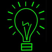 Idea Concept Bulb Enseigne Néon
