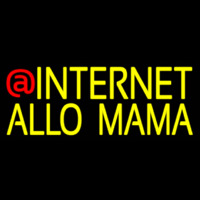 Internet Allo Mama Enseigne Néon