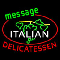 Italian Delicatessen Enseigne Néon