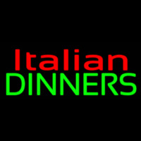 Italian Dinners Enseigne Néon