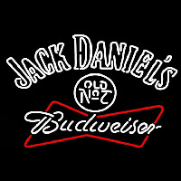 Jack Daniels with Budweiser Enseigne Néon