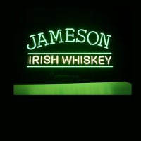 Jameson Irish Whiskey Bière Bar Entrée Enseigne Néon