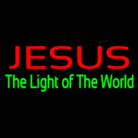 Jesus The Light Of World Enseigne Néon