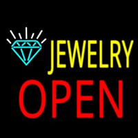 Jewelry Block Open Enseigne Néon