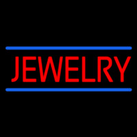 Jewelry Blue Lines Enseigne Néon