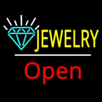 Jewelry Logo Open Enseigne Néon