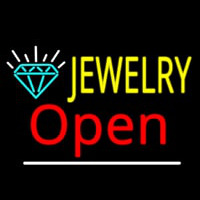 Jewelry Open Logo Enseigne Néon