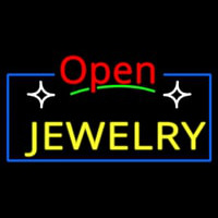 Jewelry Open Red Enseigne Néon