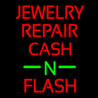 Jewelry Repair Cash N Flash White Border Enseigne Néon