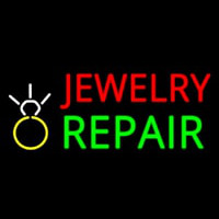 Jewelry Repair Logo Block Enseigne Néon