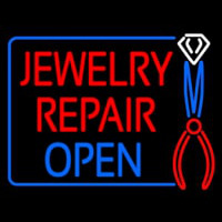 Jewelry Repair Open Block Enseigne Néon