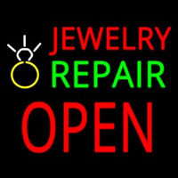 Jewelry Repair Open Logo Enseigne Néon