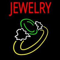 Jewelry Ring Logo Enseigne Néon