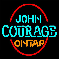 John Courage On Tap Enseigne Néon