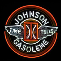 Johnson Gasoline Enseigne Néon