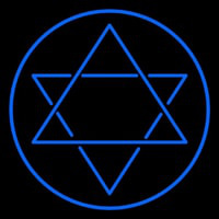 Judaism Star Of David Enseigne Néon