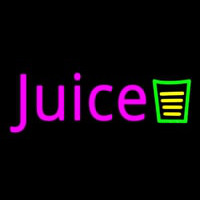 Juice & Glass Logo Enseigne Néon