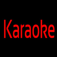 Karaoke Cursive Enseigne Néon