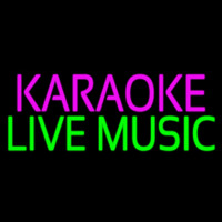 Karaoke Live Muisc 1 Enseigne Néon