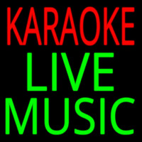 Karaoke Live Muisc 2 Enseigne Néon