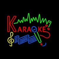 Karaoke Music  Enseigne Néon