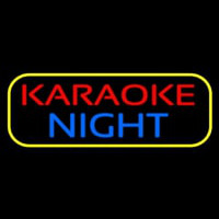 Karaoke Night Colorful Enseigne Néon