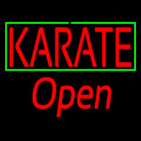 Karate Script1 Open Enseigne Néon