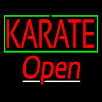 Karate Script2 Open Enseigne Néon