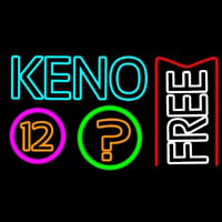 Keno Free 2 Enseigne Néon